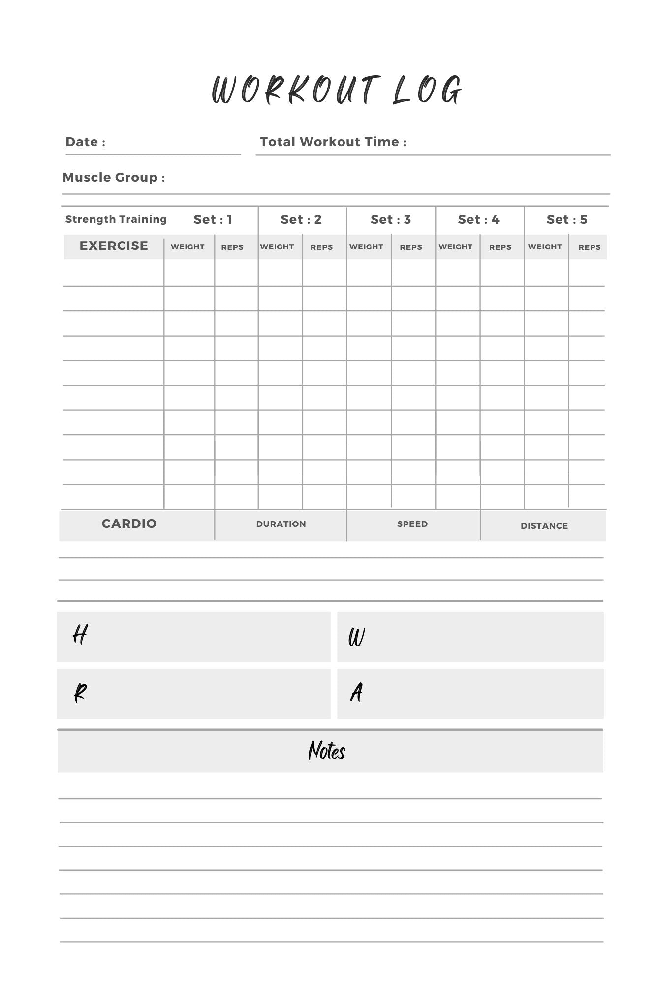 Outer Limits: Workout log (Coil Bound)